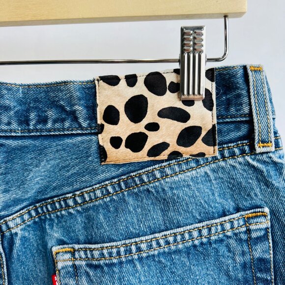 ❤️ Riley Vintage Levis re-done cut off highrise shorts, Size 29 H45 - Picture 6 of 11